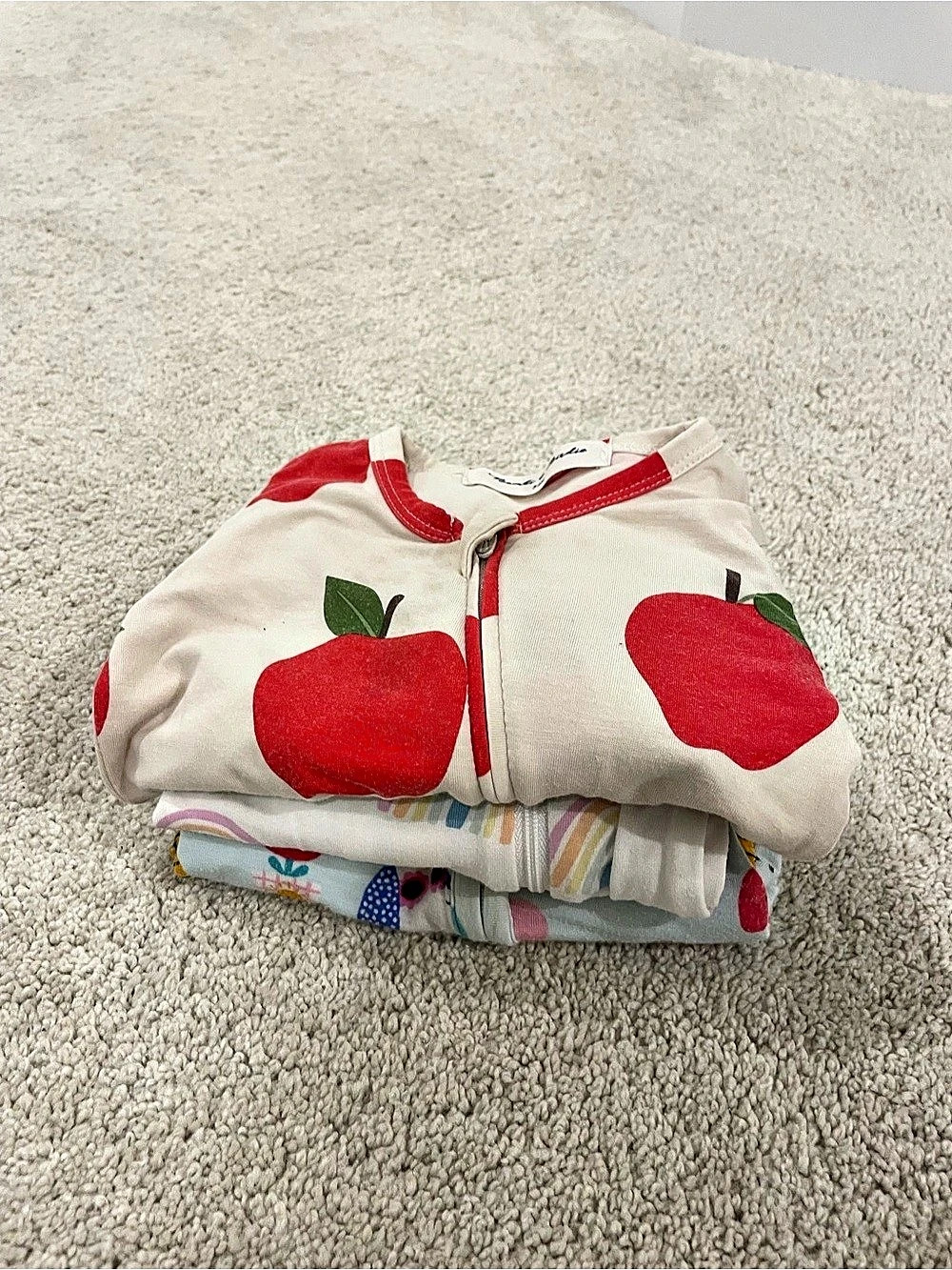 Lot of Bamboo Baby Sleepers 3-6M Footed Pyjamas